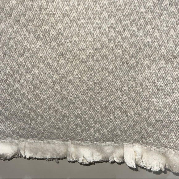 Antonio Salgado Throw Blanket BCI Cotton Blend Herringbone 50x67” Made Portugal - Picture 4 of 11